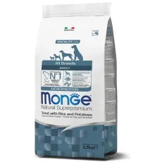 Monge Dog Speciality All Breeds Adult (Форель, рис, картошка), 2,5 кг