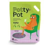 Potty-Pot Наполнитель ТОФУ Лаванда, 12л (5 кг)