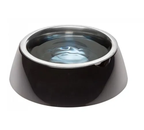 Ferplast Миска для животных Jolie SM, черная, 0,5 л