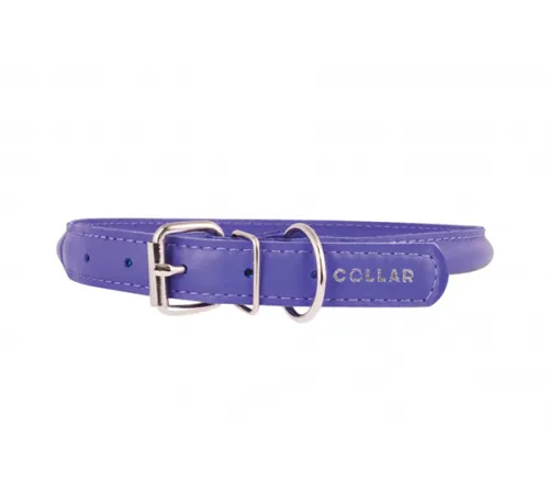 Collar Glamour Ошейник круглый фиолетовый, 6 мм, 17-20 см