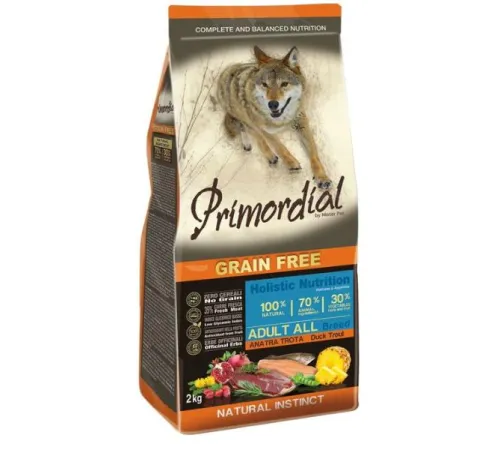Primordial Dog Adult (Форель, утка), 12 кг