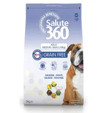 Salute 360 Grainfree Adult Medium/Maxi (Лосось, картофель), 3 кг