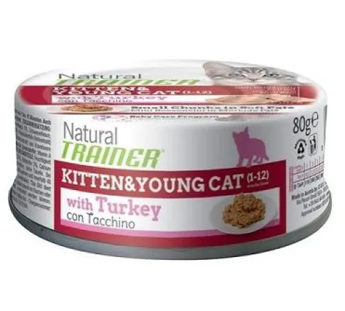 Trainer Natural Kitten (Индейка), 80 г
