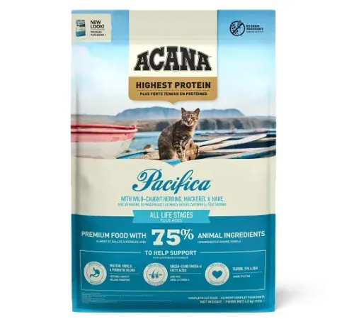 ACANA Pacifica Cat & Kitten (Морская рыба), 4,5 кг