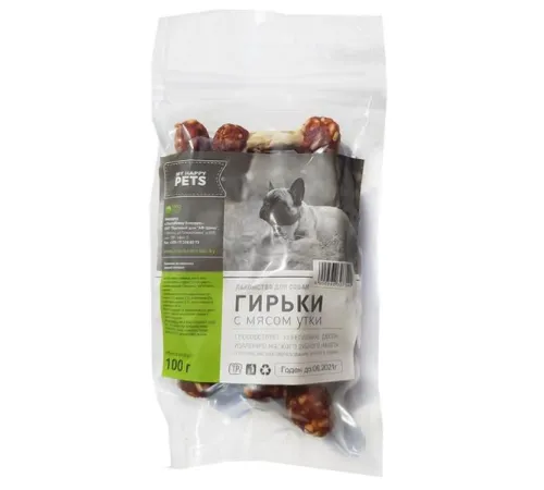 My Happy Pets Гирьки с мясом утки 100 г