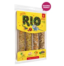 RIO Новогодний набор палочек для волнистых попугайчиков и экзотов, 45 г х 4 шт