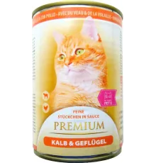 My Happy Pets Premium Консервы для кошек (Телятина, домашняя птица), 415 г