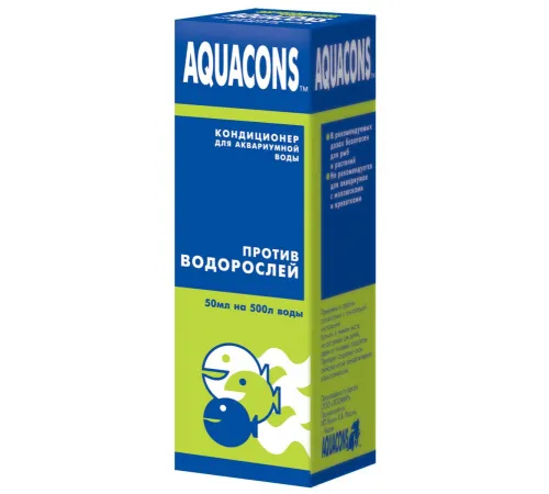 Зоомир Aquacons кондиционер против водорослей, 50 мл