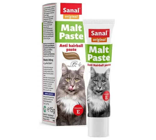 Sanal Мальт паста для кошек, 15 г