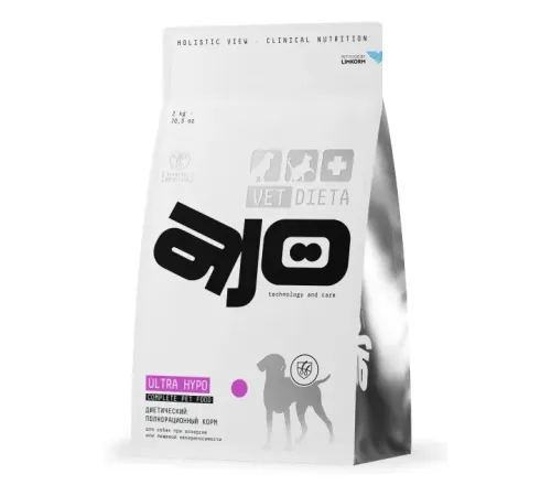 AJO Vet Dieta Ultra Hypo Dog, 800 г