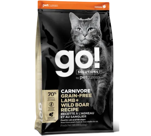 GO! Carnivore GF Cat (Ягненок, дикий кабан) 7,26 кг