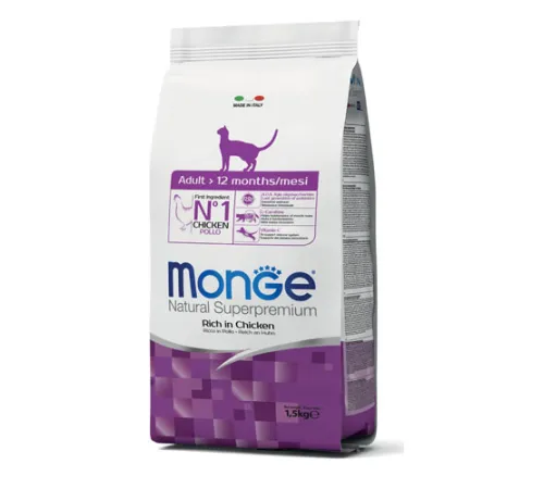 Monge Cat Adult (Курица), 1,5 кг