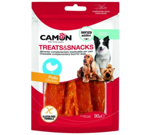 CAMON Снэки курица хрустящая, 90 г