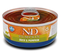 Консервы Farmina N&D Pumpkin Cat (Утка, тыква), 70 г