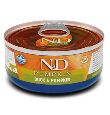 Консервы Farmina N&D Pumpkin Cat (Утка, тыква), 70 г