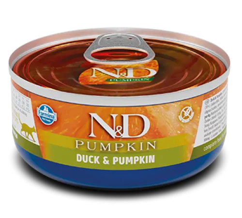 Консервы Farmina N&D Pumpkin Cat (Утка, тыква), 70 г