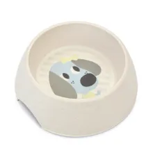Beeztees Миска для щенков Pipa розовая, 14 х 14 х 4,5 см