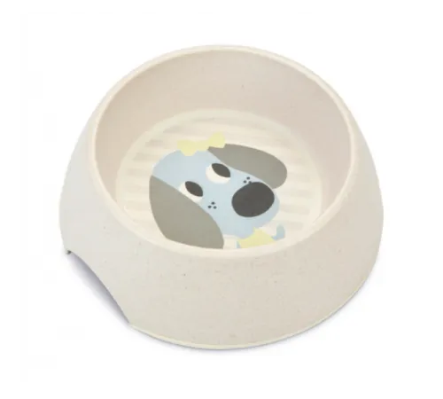Beeztees Миска для щенков Pipa розовая, 14 х 14 х 4,5 см