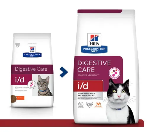 Hill's Prescription Diet i/d Digestive Care для кошек (курица), 400 г