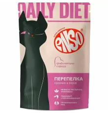 ENSO Daily Diet Пауч для кошек (Перепелка в соусе), 85 г