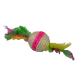 Ekia Игрушка для кошек Мяч с перьями, 4,5 см