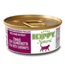 Kippy Cat Natural Консервы с тунцом и креветками, 70 г