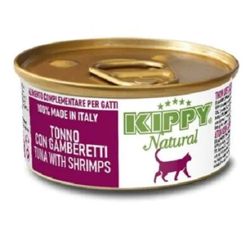 Kippy Cat Natural Консервы с тунцом и креветками, 70 г