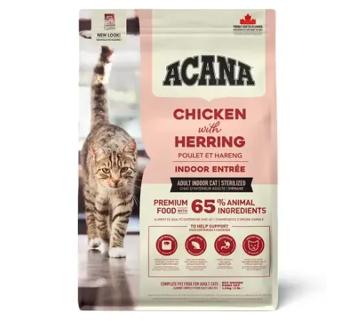 ACANA Indoor Entrée (Курица, сельдь, индейка), 1,8 кг