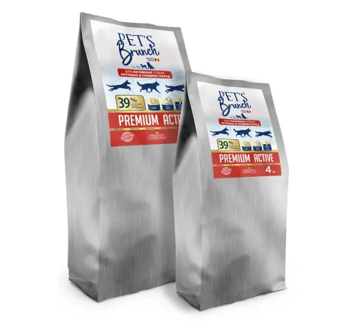 Pet's Brunch Premium Active Adult Medium & Maxi Breeds, 4 кг