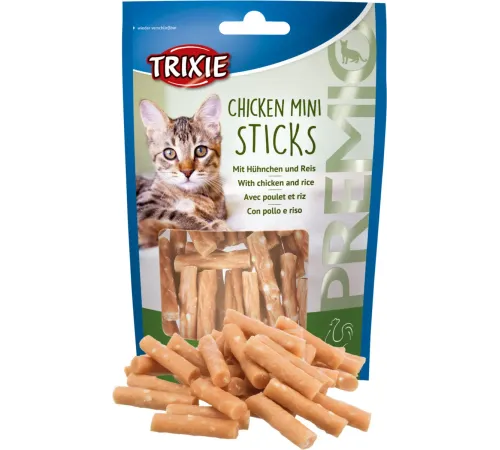 Trixie Premio Мини-стики куриные для кошек, 50 г