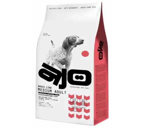 AJO Basic Line Medium Adult, 12 кг