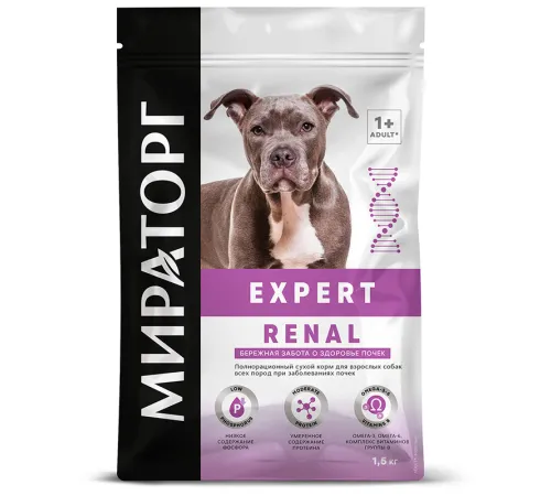 Мираторг Expert Renal для собак всех пород, 1,5 кг
