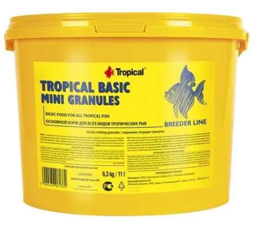 Tropical Basic Mini Granules Breeder Line, 6,3 кг