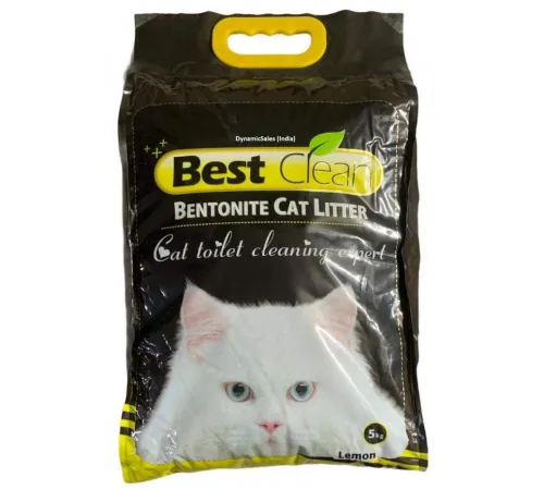 Best Clean Наполнитель бентонитовый (Лимон), 5 л