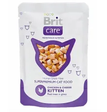 Brit Care Kitten Chicken Breast & Cheese Pouch 80 г