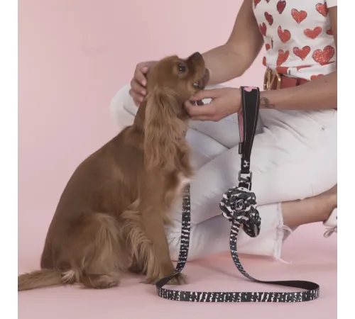 United Pets Поводок Complete me, розовый камуфляж, 20 мм, 140 см