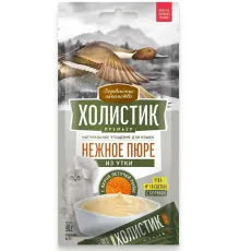 Деревенские лакомства Холистик Нежное пюре из утки с икрой летучей рыбы, 10 г х 4 шт