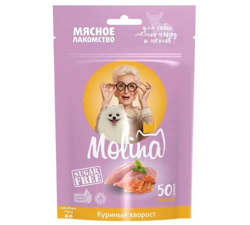 Molina Лакомство для собак Куриный хворост, 50 г