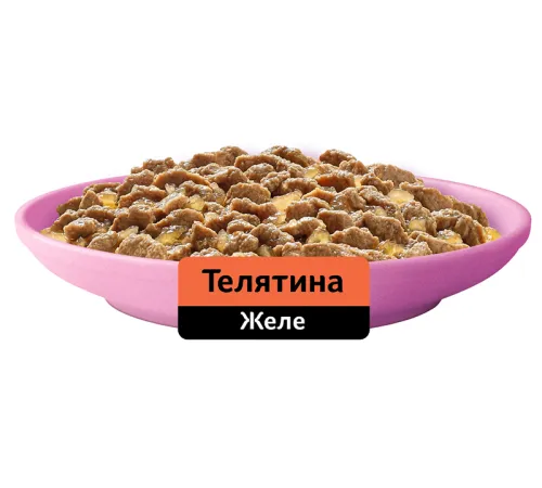 Whiskas для котят желе с телятиной, 75 г х 28 шт (уп)