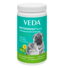 VEDA Фитомины Форте противоаллергические собакам и кошкам, 200 таб.