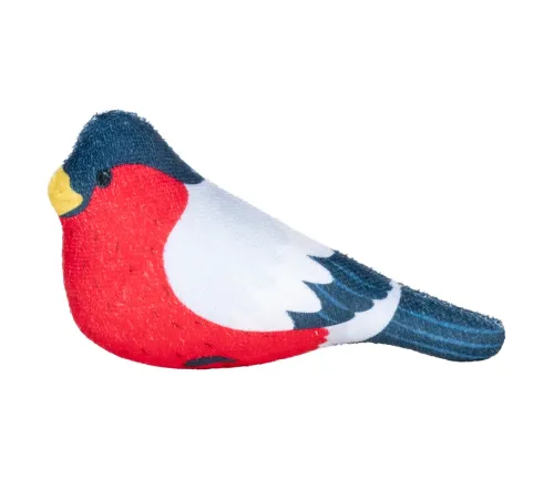 Fancy pets Игрушка для кошек Снегирь, 12 см