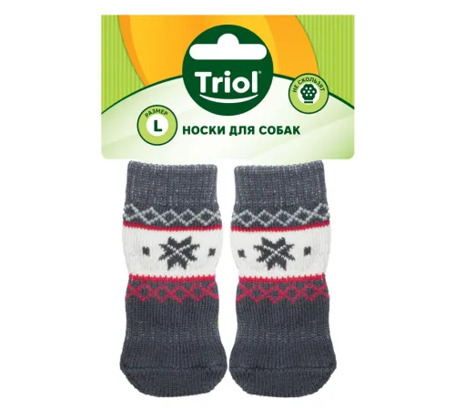 Triol Носки Снежинка, L