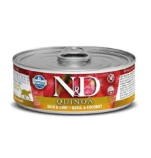 Консервы Farmina N&D Quinoa Cat (Перепел, кокос), 70 г