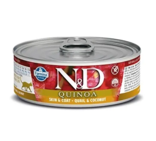 Консервы Farmina N&D Quinoa Cat (Перепел, кокос), 70 г