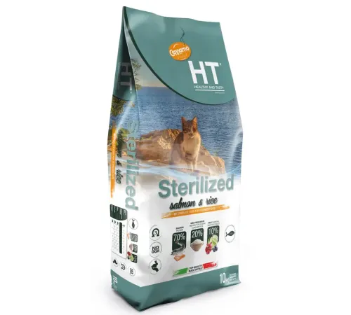 Cennamo HT Sterilized Cat (Лосось, рис), 10 кг