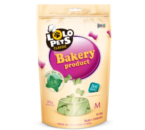 Lolo Pets Печенье мятные косточки в пакетах Doypack M