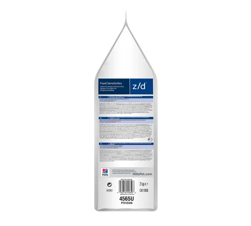 Hill's Prescription Diet z/d Food Sensitivities для кошек 2 кг