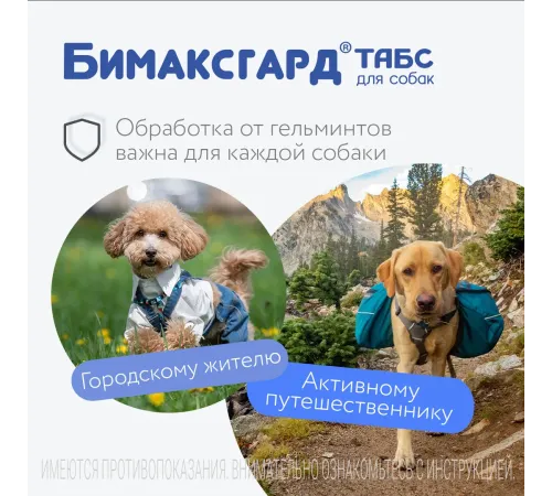 Бимаксгард ТАБС для щенков и маленьких собак, 1 таб