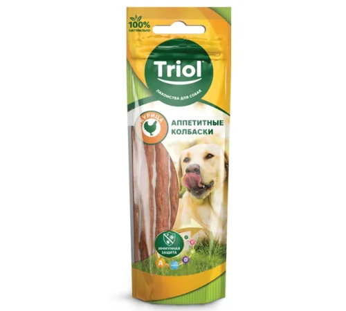 Triol PT01 Колбаски из курицы, 40 г