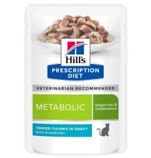 Hill's Prescription Diet Metabolic Влажный корм для кошек (Океаническая рыба), 85 г